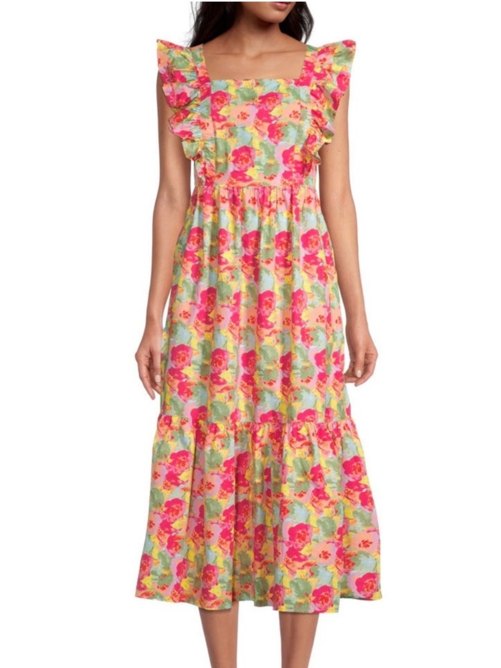 Peyton & Parker Cottagecore Cotton Floral Dress